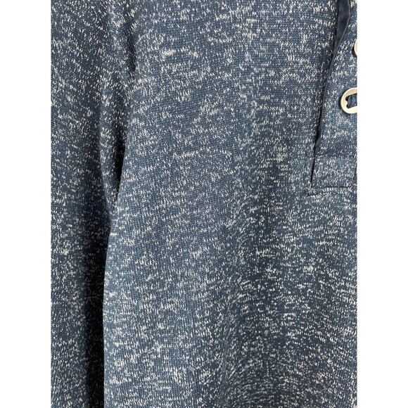 Redhead Brand Co Sweater Henley Pullover Mens Size Large Blue Fleece Lined - Picture 4 of 7